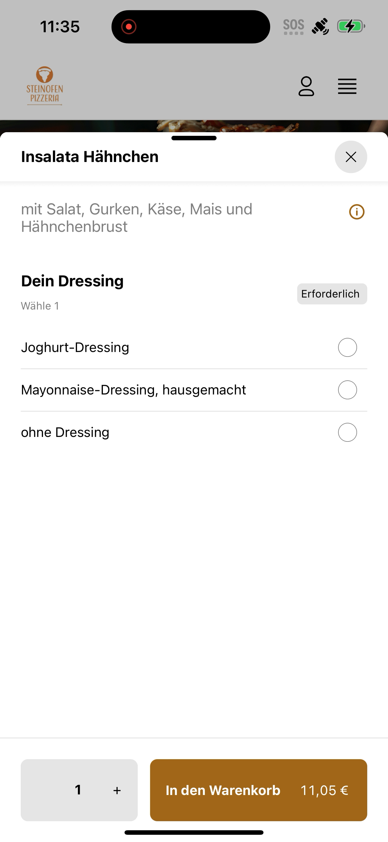 Steinofen Pizzeria screenshot 4