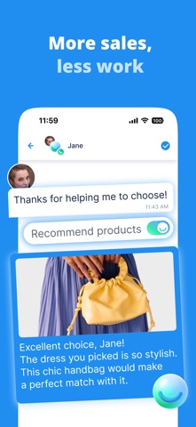 Chatfuel: Auto Reply AI for WA iPhone screenshot