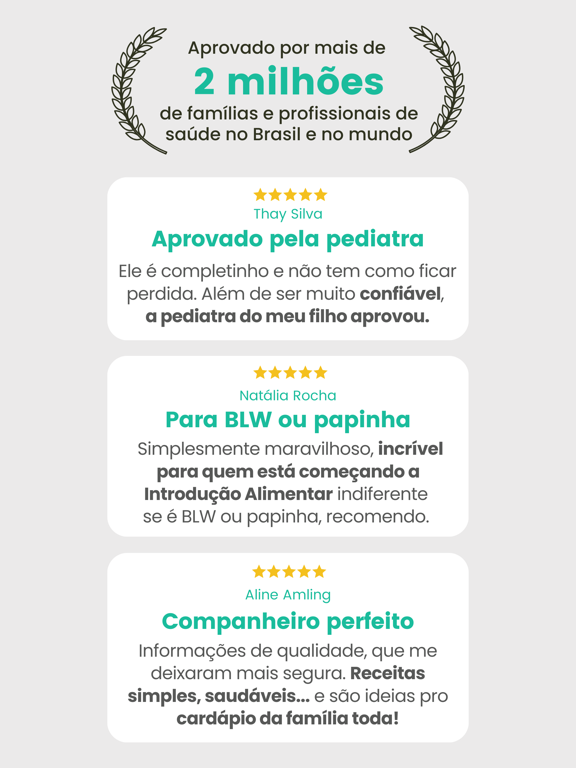 Screenshot #5 pour BLW Brasil - Alimentação Bebês