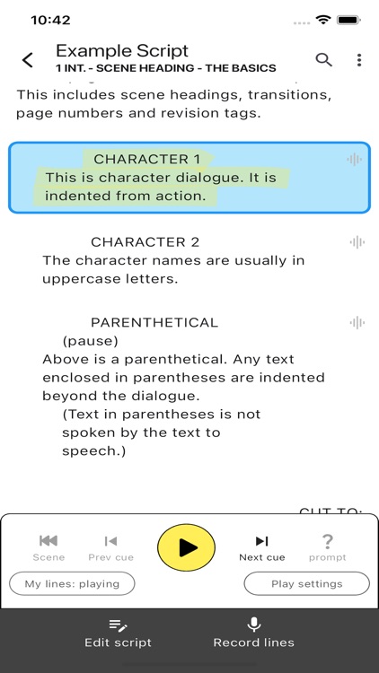 MyLine - Memorize your lines screenshot-6