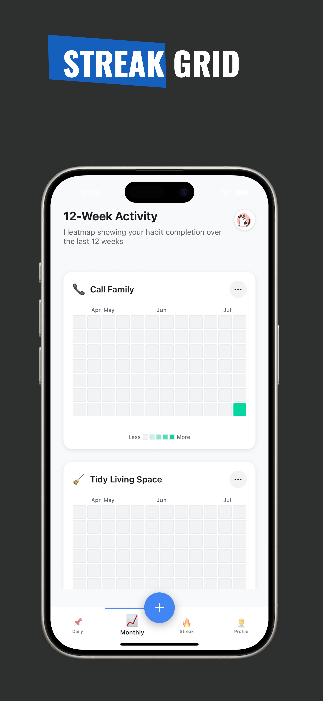 Daily goal tracker: HabitShift