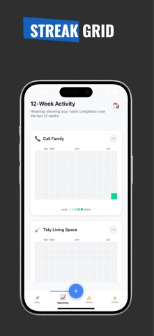 Daily goal tracker: HabitShift screenshot