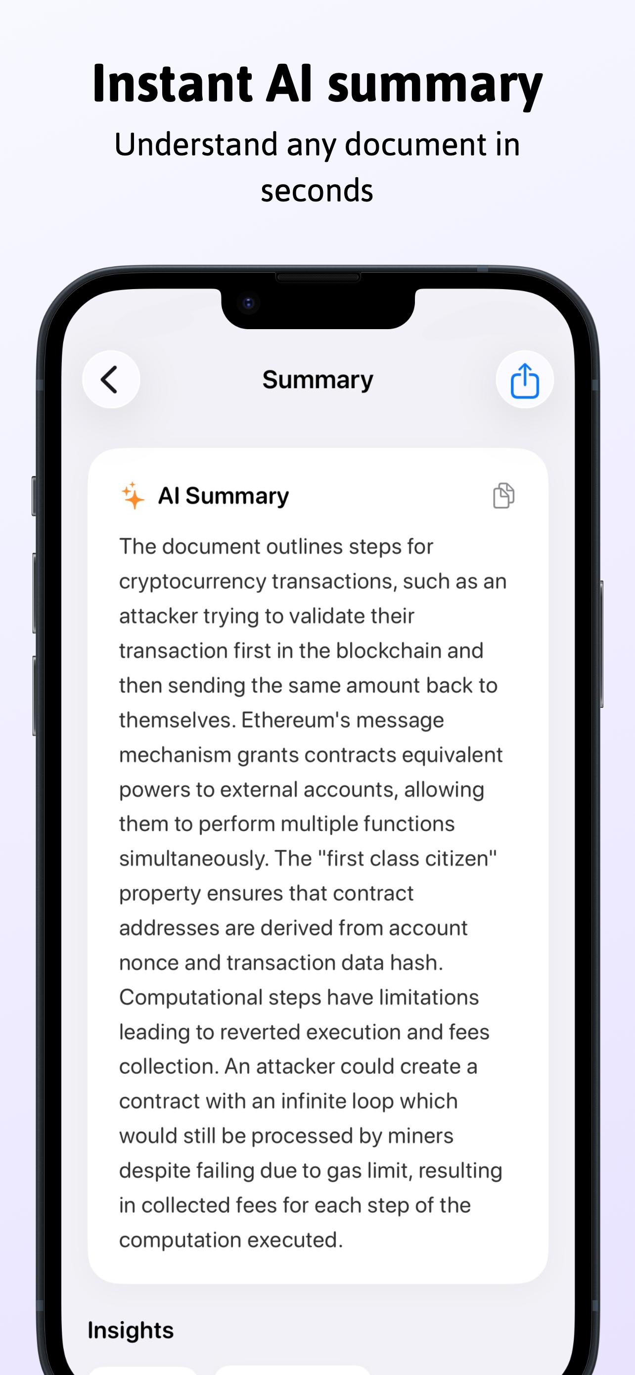 AI PDF Scan & Overview Reader screenshot 2