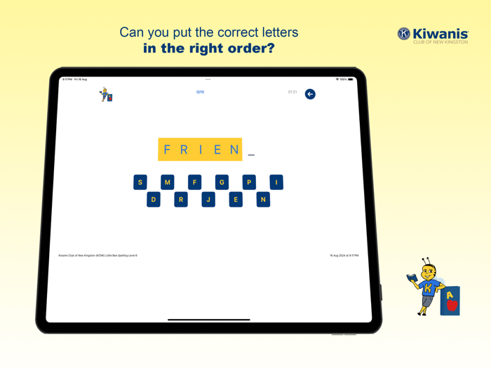 Little Bee Learn Spelling KCNK