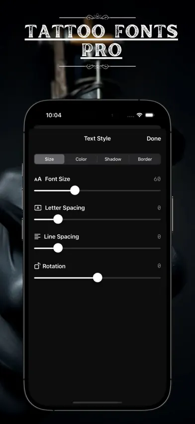 Tattoo Fonts Pro screenshot 5