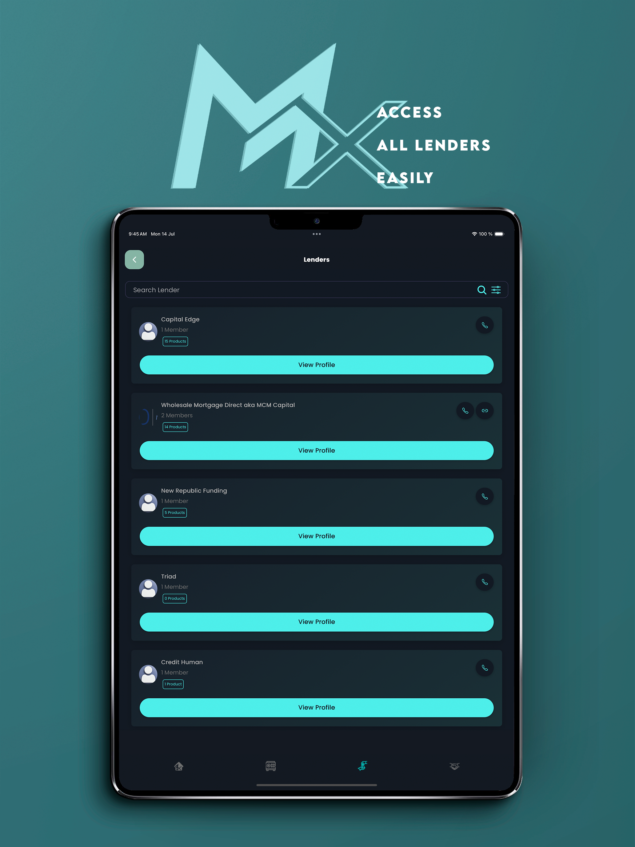 Mx Mobile App