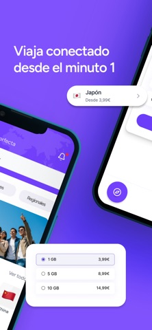 WiSim: eSIM para viajes iPhone screenshot