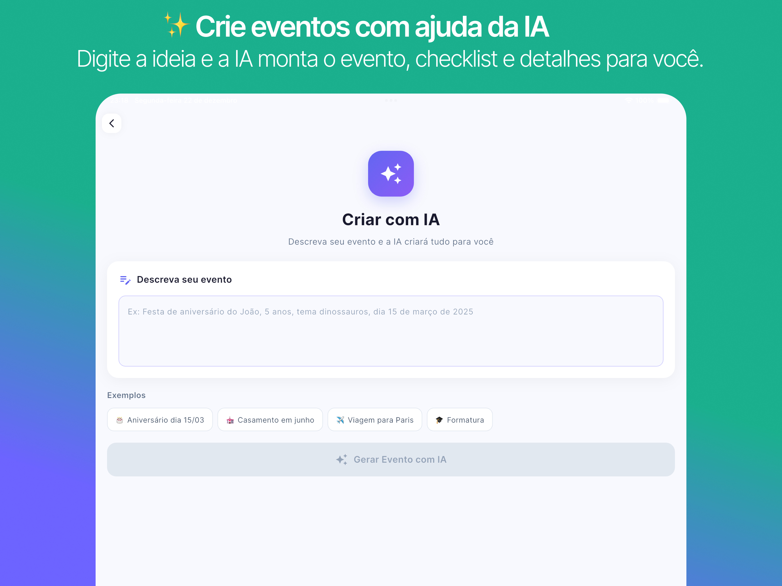 Eventos com RSVP screenshot 6