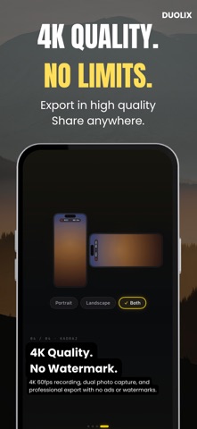 Duolix - Dual Camera App screenshot
