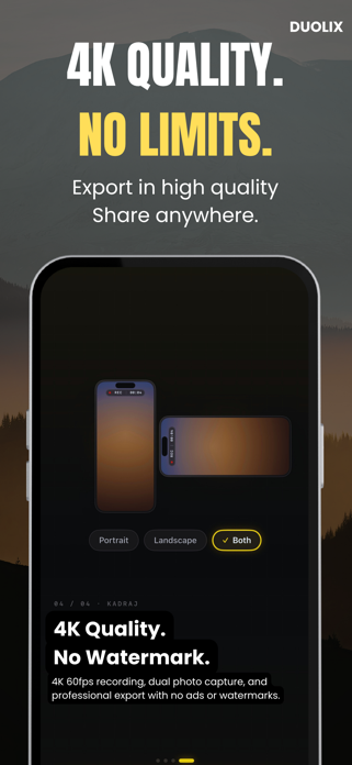DualFrame - Dual Camera App Screenshot 3 of 5