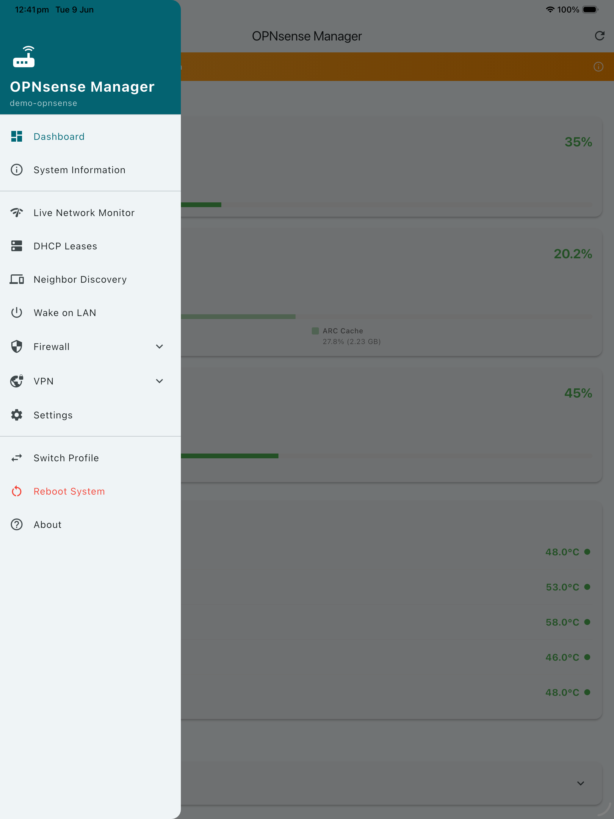 OPNsense Manager screenshot 10