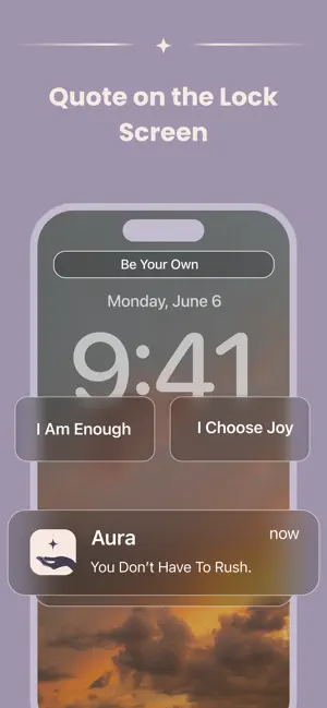 Aura: Affirmations & Widgets screenshot 1