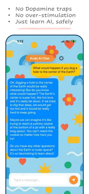 Kudu AI Chat for Kids 6-12 screenshot 4