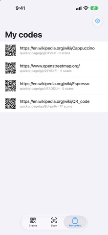 QuickQR – QR Code Generator screenshot 1