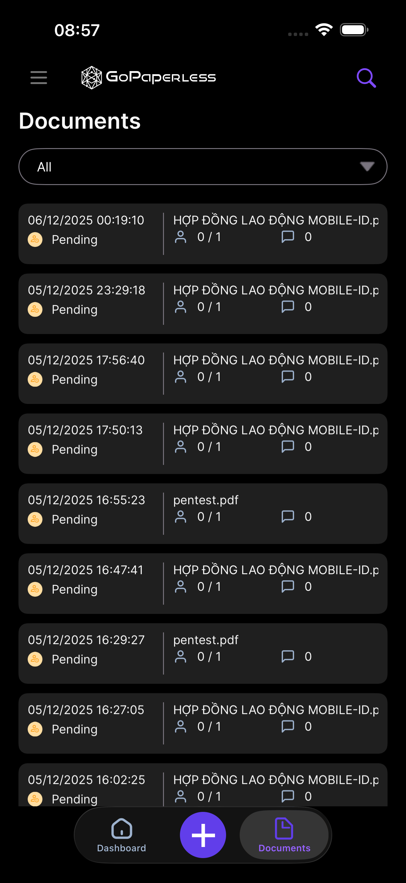 GoPaperless screenshot 2