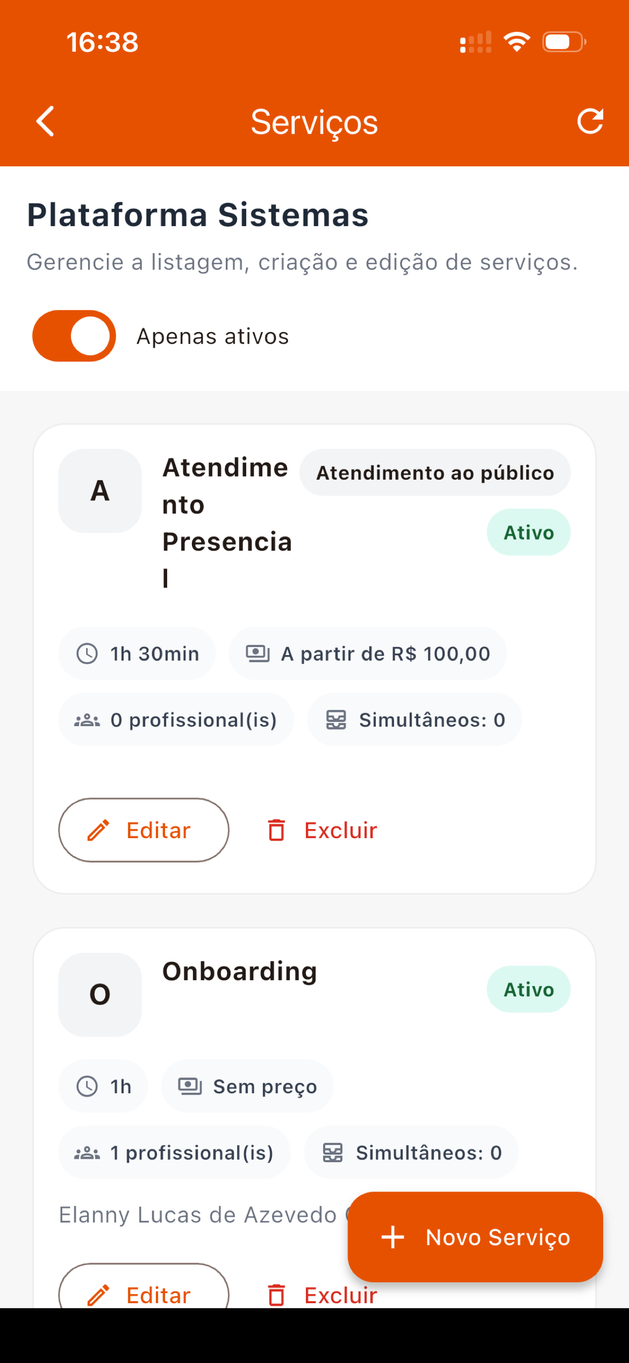 Click Agendamentos screenshot 2