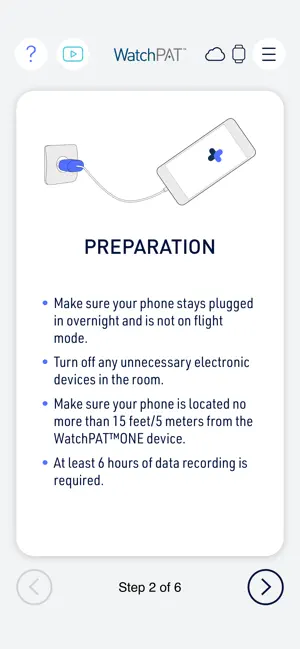 WatchPAT iPhone screenshot 4