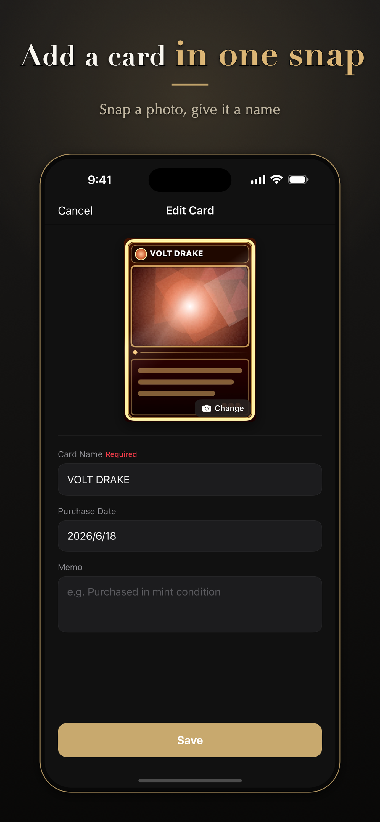 Kollect: Trading Card Binder