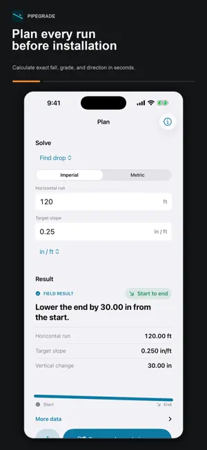 PipeGrade: Pipe Slope Gauge screenshot 2