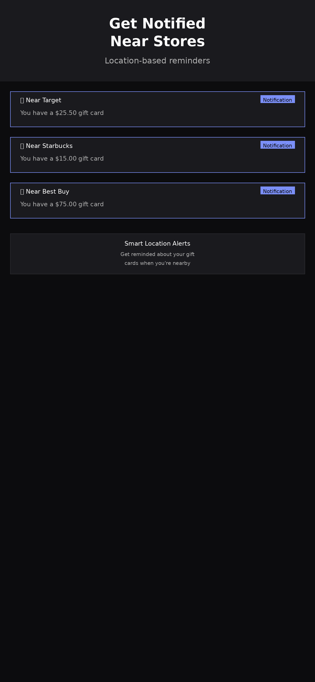Tucked - Gift Card Tracker screenshot 3