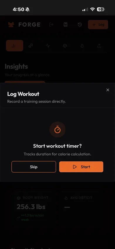 Forge Workout Tracker screenshot 2