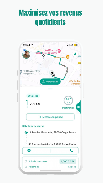 Yogo Driver - pour chauffeurs Screenshot