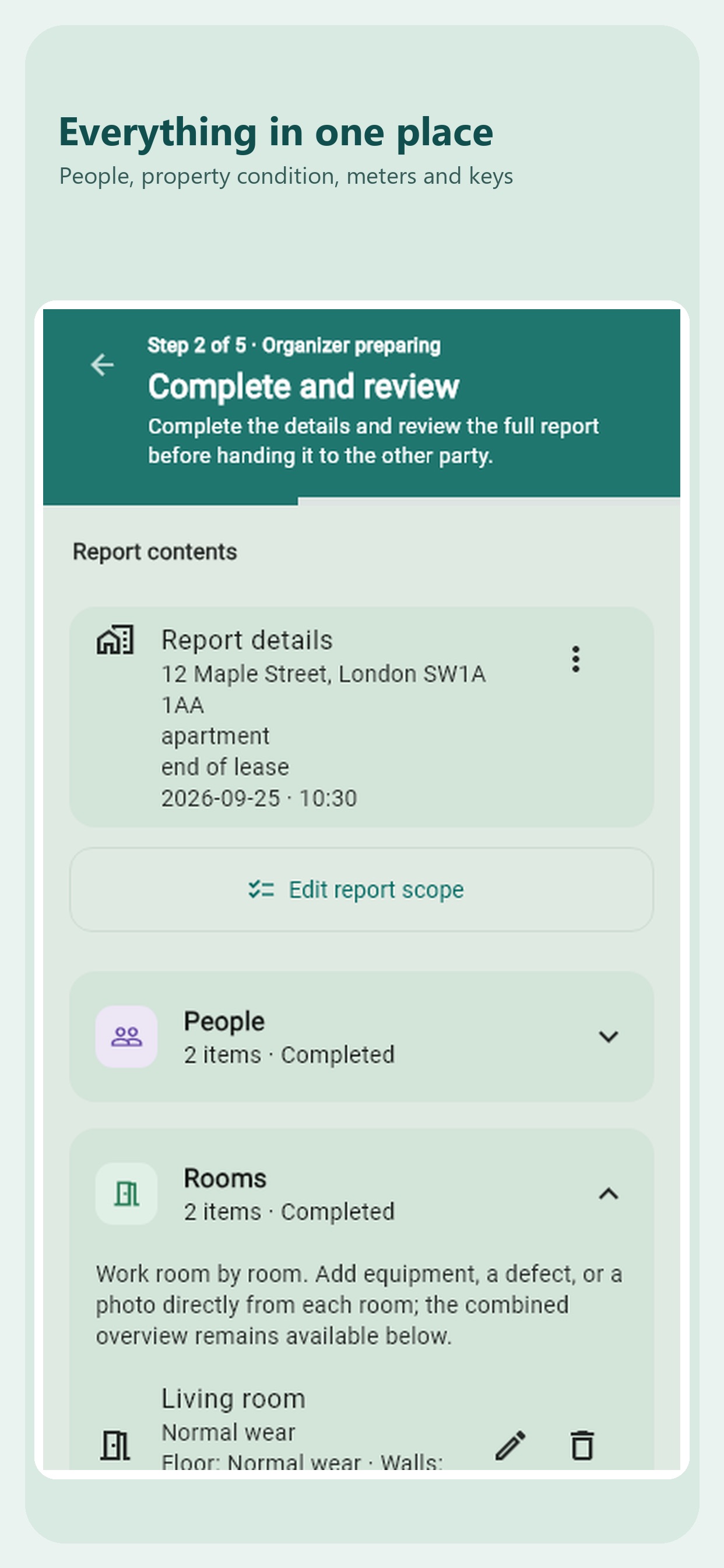 Screenshot 3 of Protokio: Property Handover