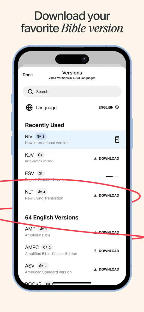 YouVersion Bible screenshot