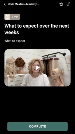 Updo Masters Academy screenshot 2