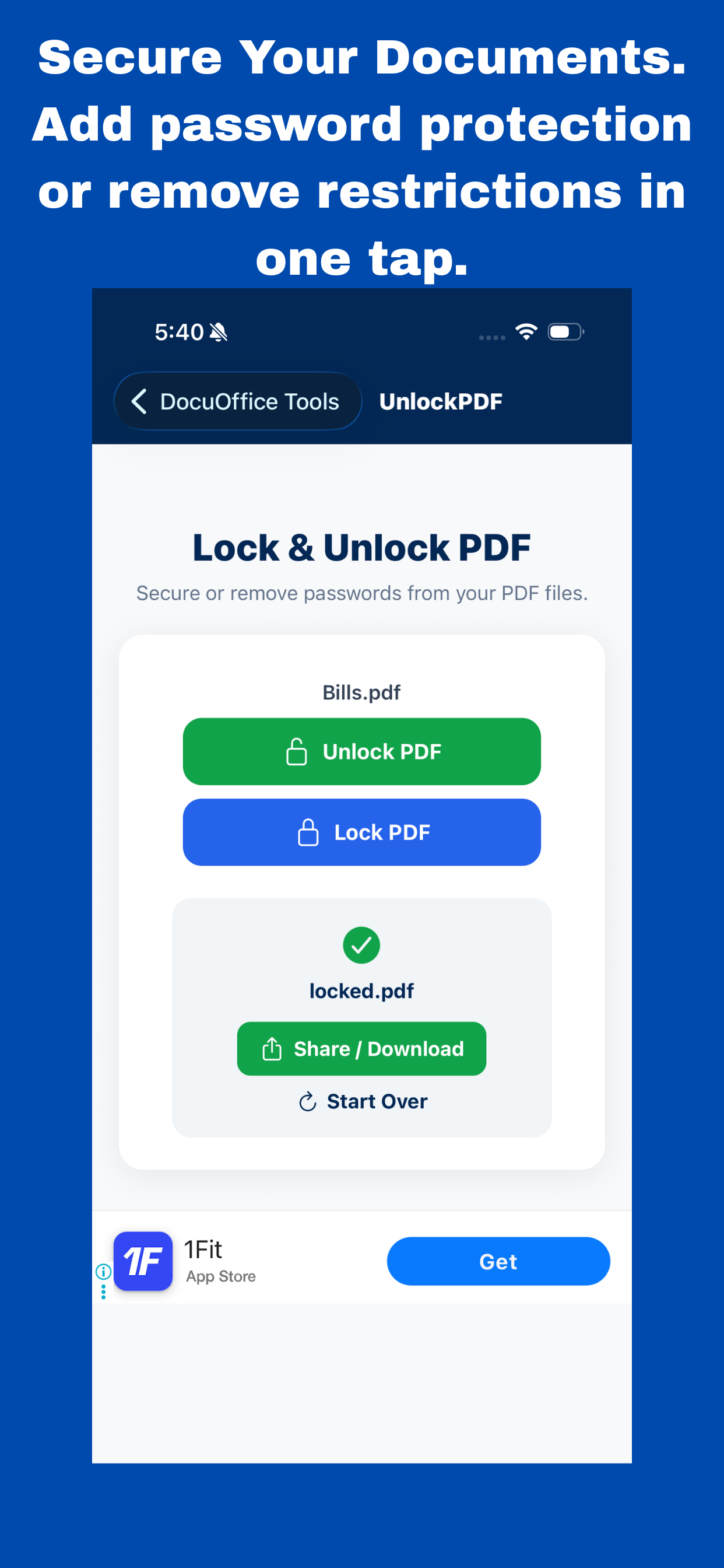 DocuOffice: PDF & Word Editor