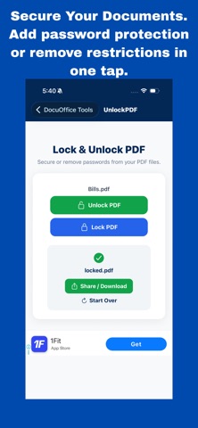 DocuOffice: PDF & Word Editor screenshot