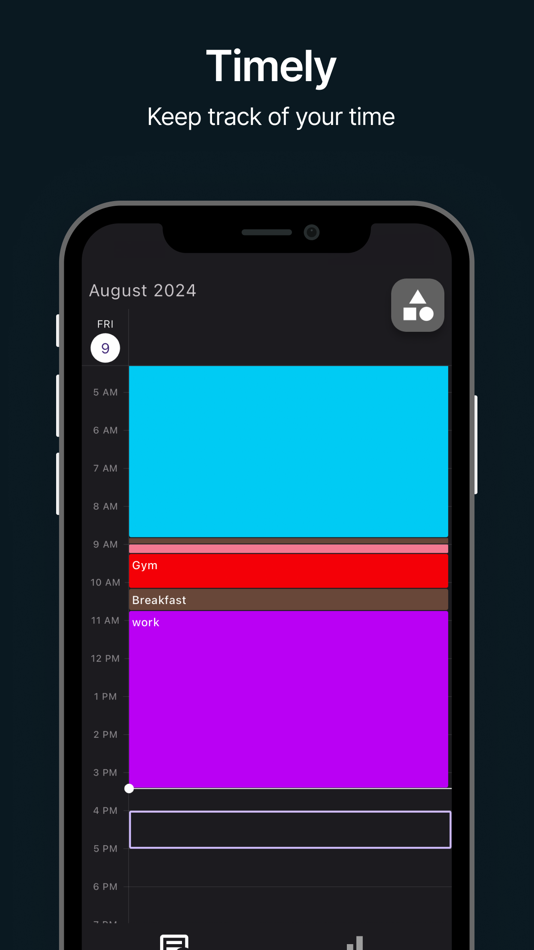 #2. Timely - Time Tracker (iOS) By: Antero Development Solutions LLC