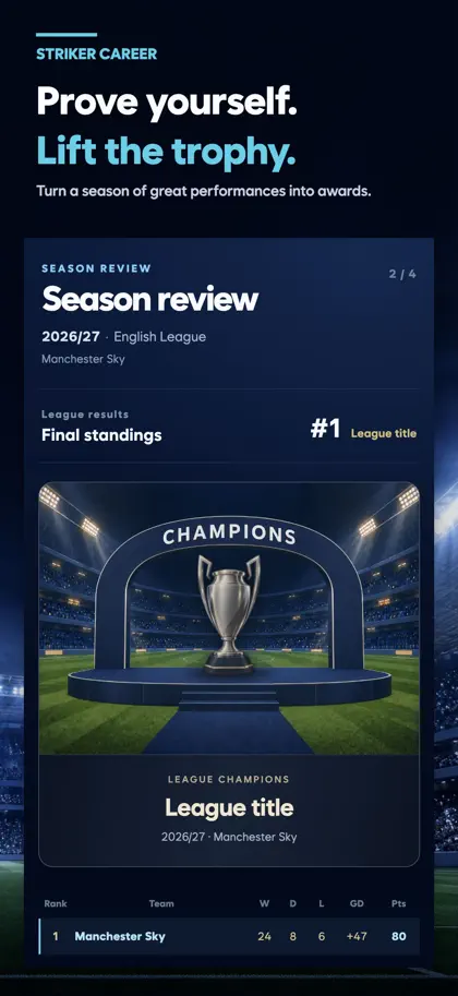 Screenshot 6 di 6 di Striker Career: To the Top