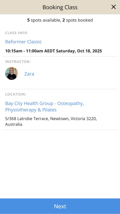 Screenshot #2 pour Bay City Pilates