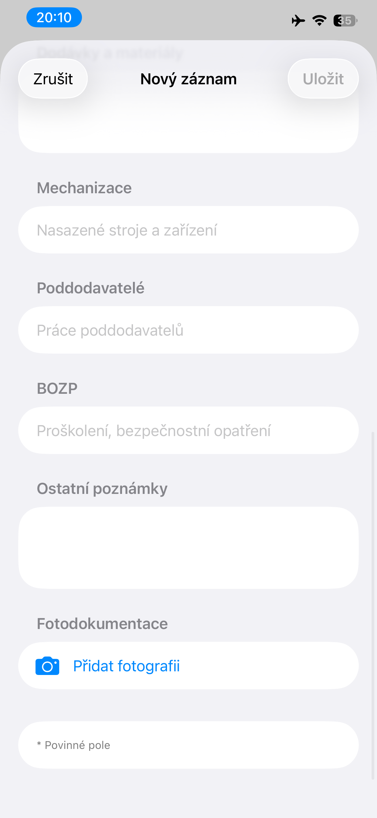 Deník Stavebníka screenshot 5