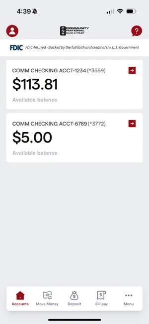 MyBankCNB Mobile screenshot 2