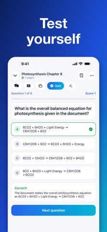 Chat PDF Summary: AI Summarize iPhone screenshot