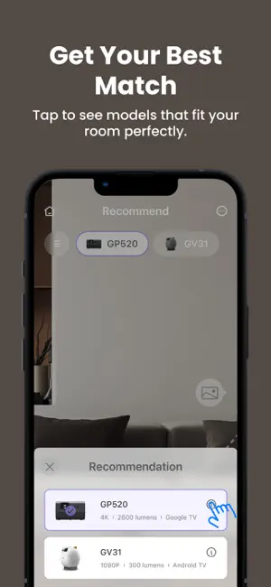 BenQ AR Projector Planner screenshot 3