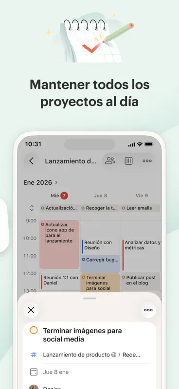 Todoist: To do list–Calendario screenshot 3 of 7