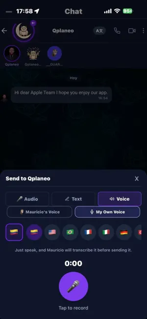 Qplaneo ChatMsg & AI Assistant screenshot 3