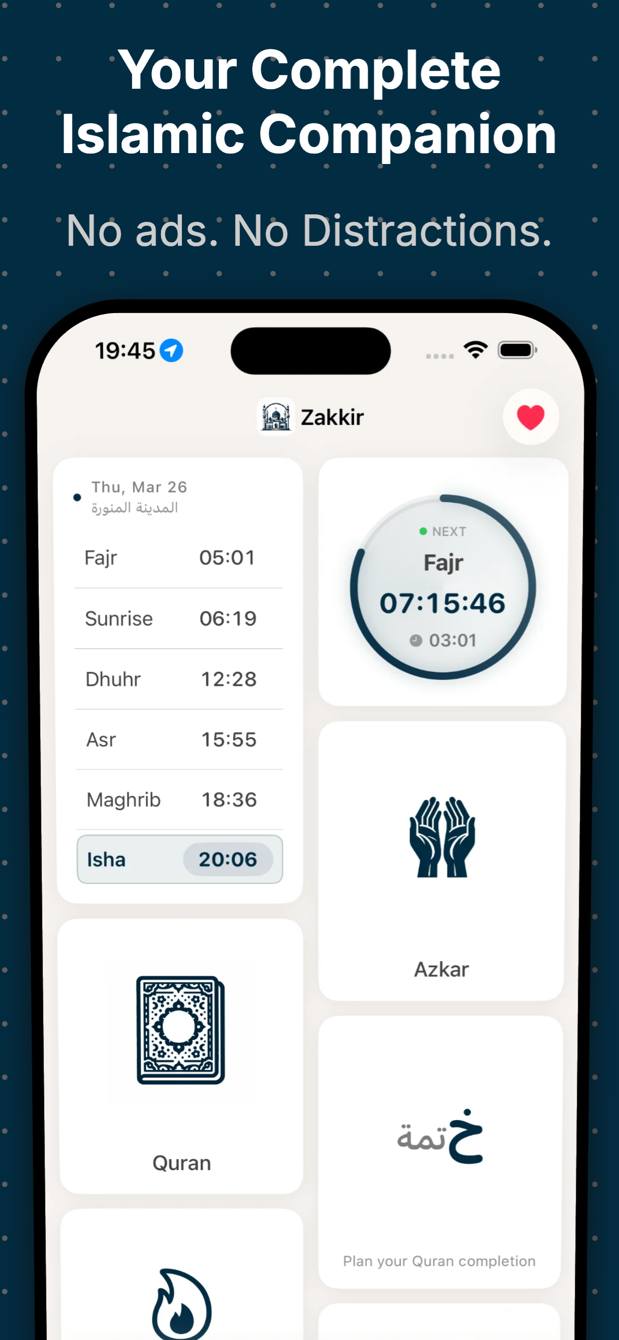 Zakkir - ذَكِّر : Quran Prayer