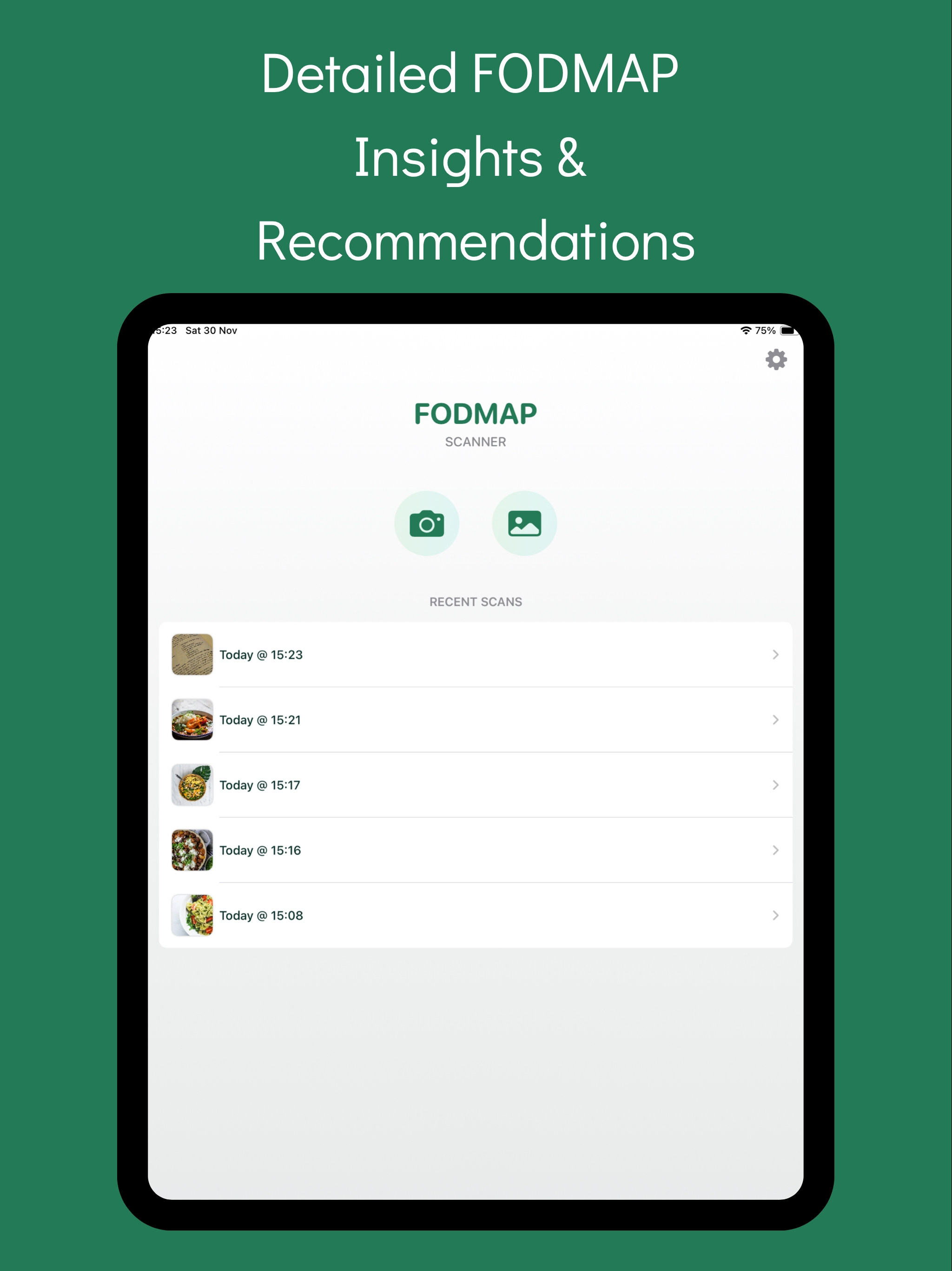 FODMAP Friendly AI Scanner
