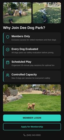 Dee Dog Park iPhone screenshot