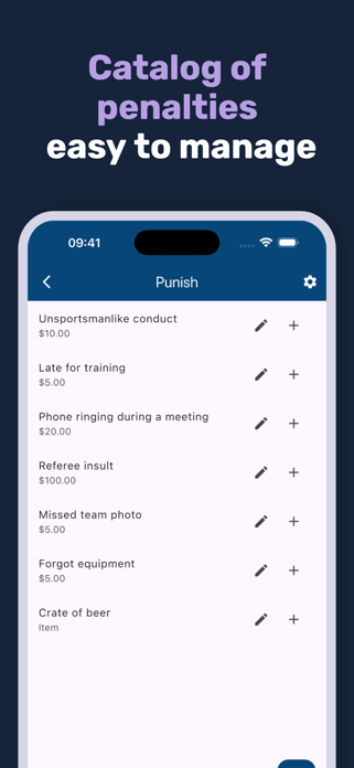 Penalty Organizer Screenshot 3 of 8