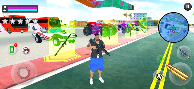 Juego de guerra de mafia en 3D screenshot 2