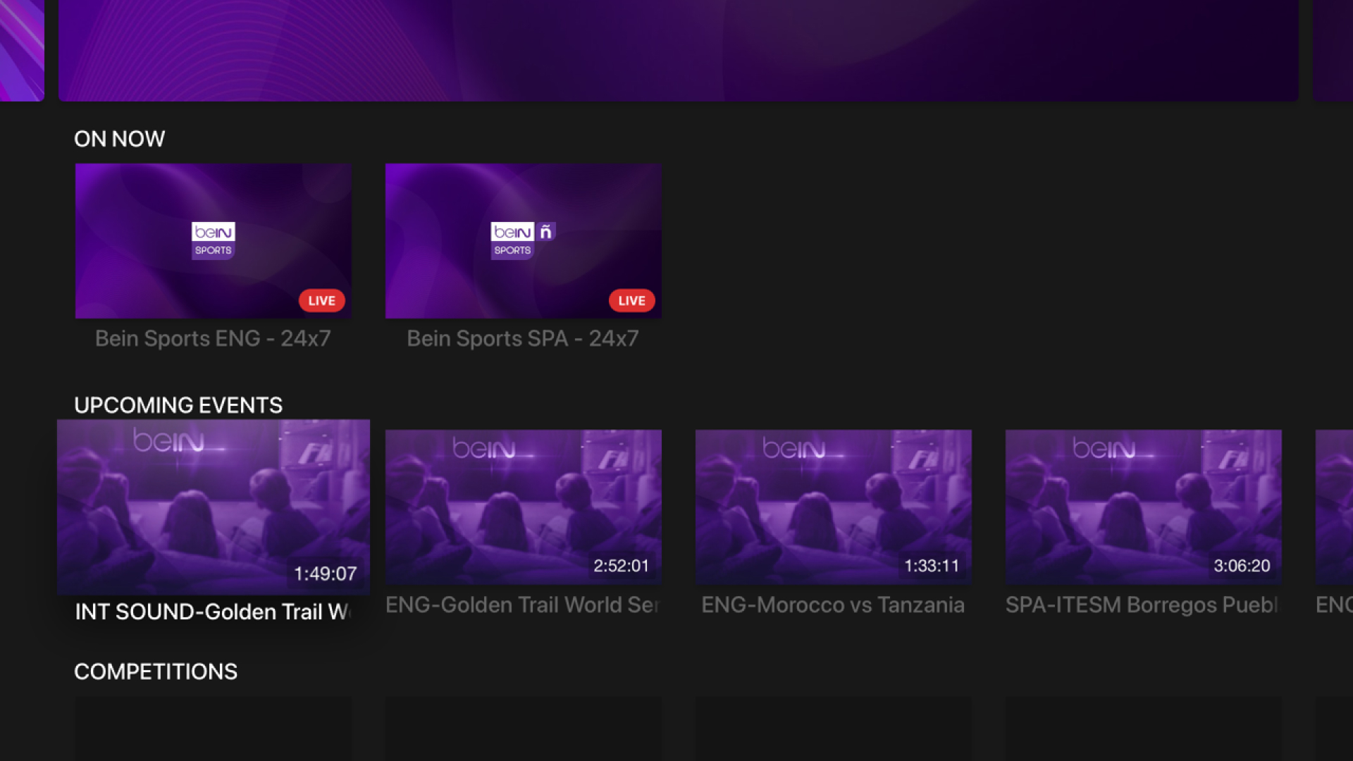 beIN SPORTS CONNECT
