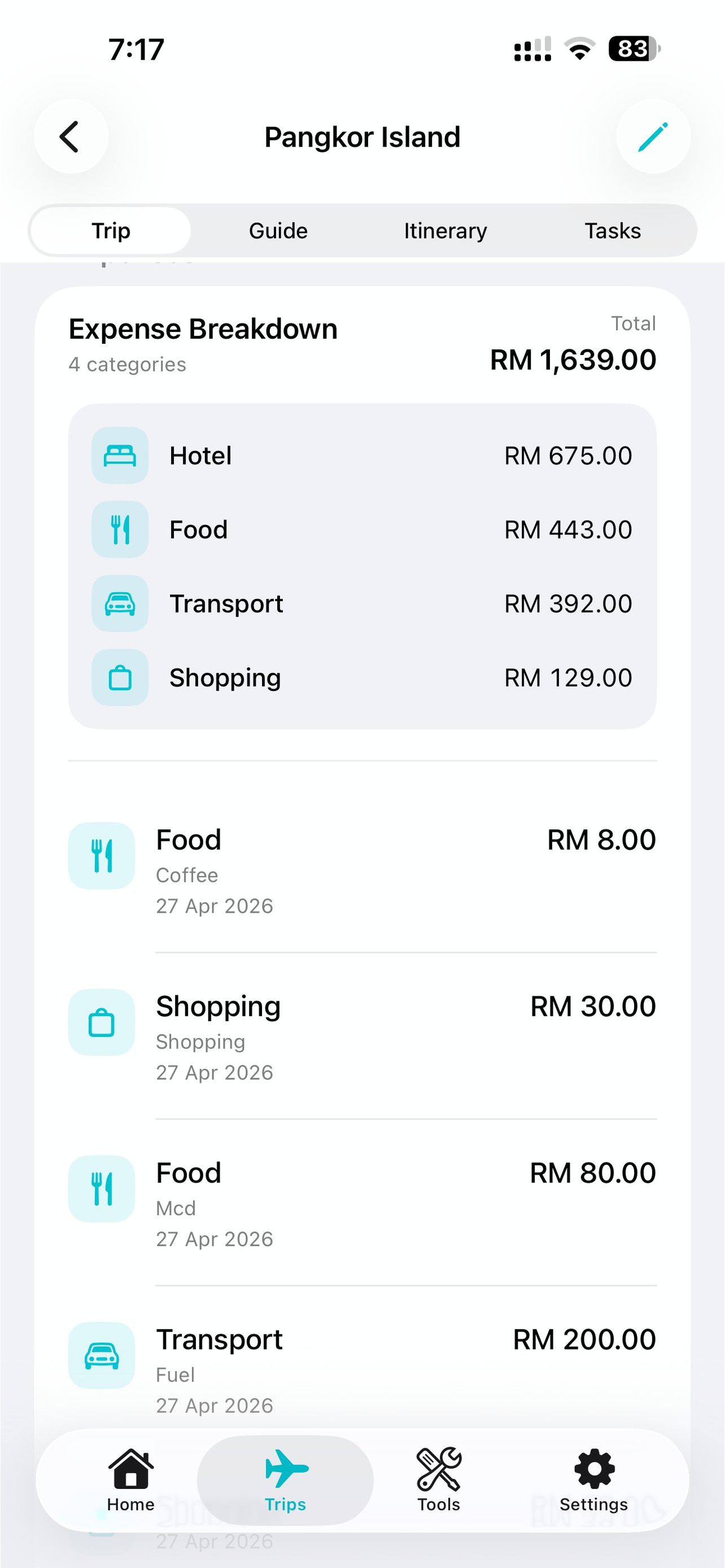 TripWise AI Trip Planner screenshot 6
