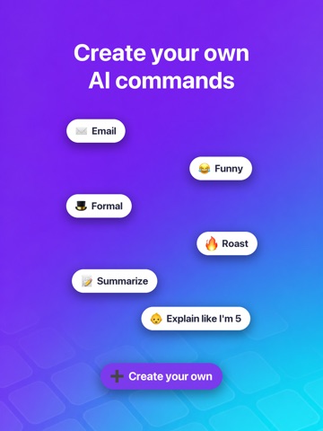 Smart Keyboard AI iPad screenshot