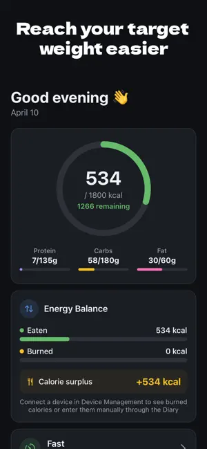 Calorie Tracker Muru screenshot 1