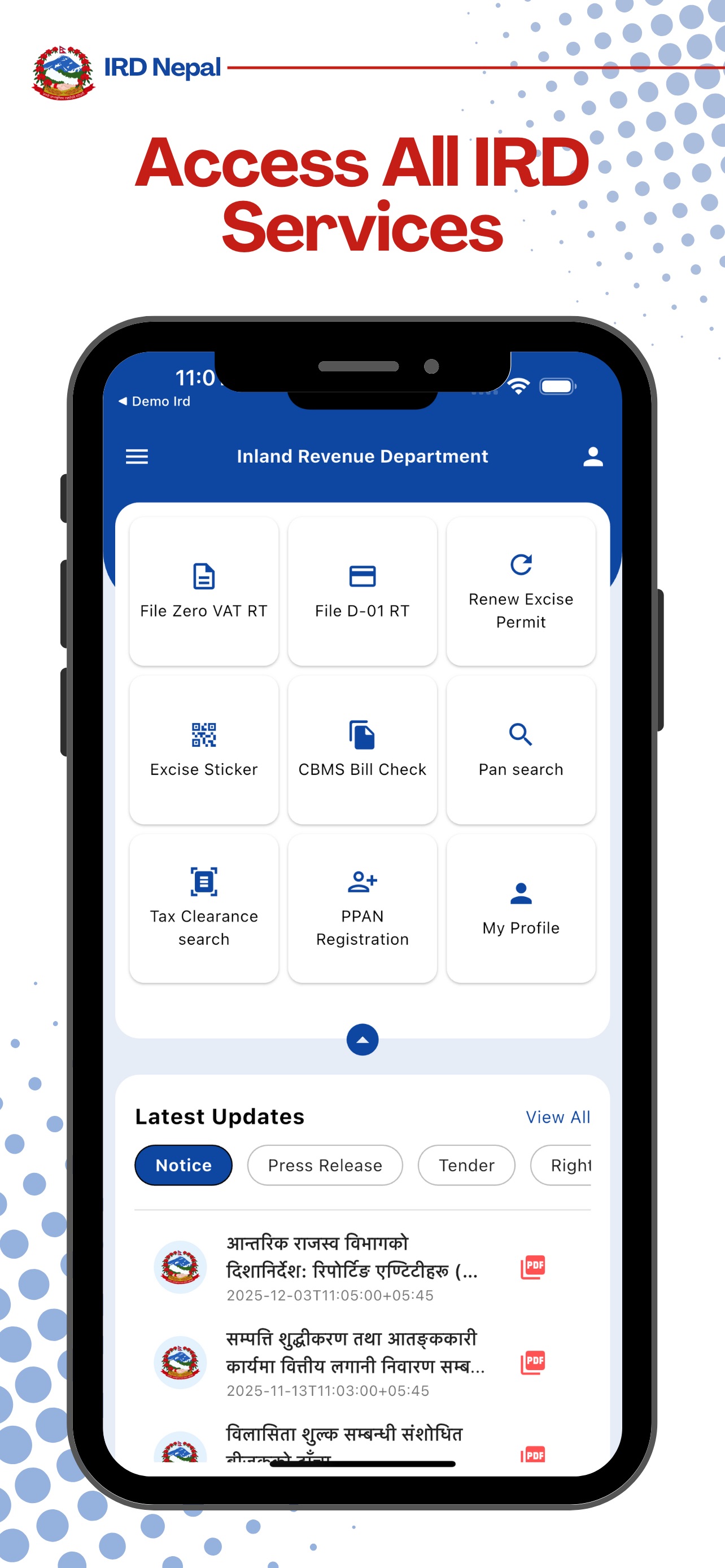 Screenshot 1 of IRD Nepal